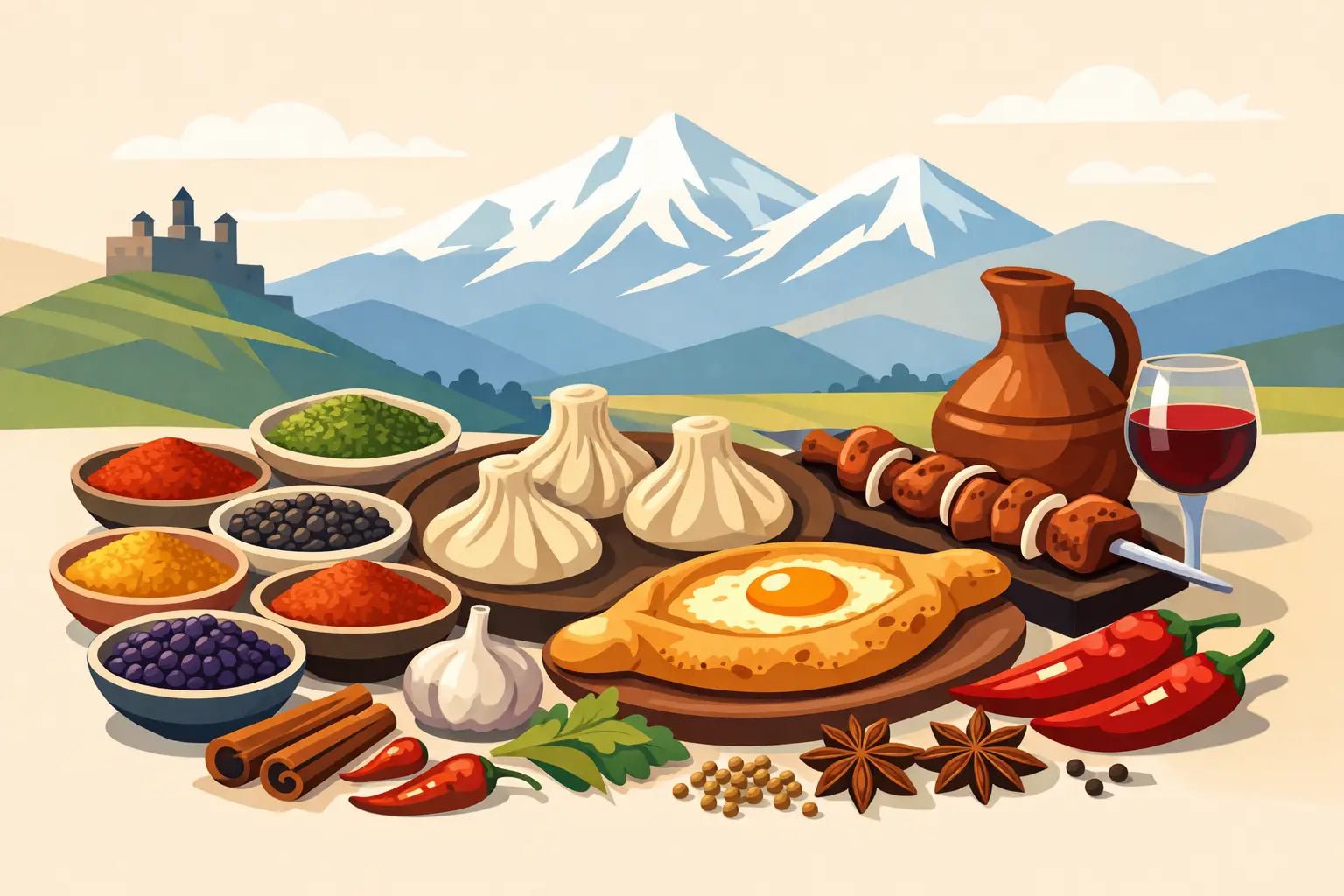 8 Best Spices for Georgian Food - Georgian Spices
