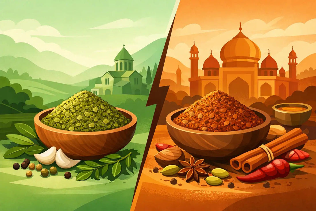 Khmeli Suneli vs Garam Masala - Georgian Spices
