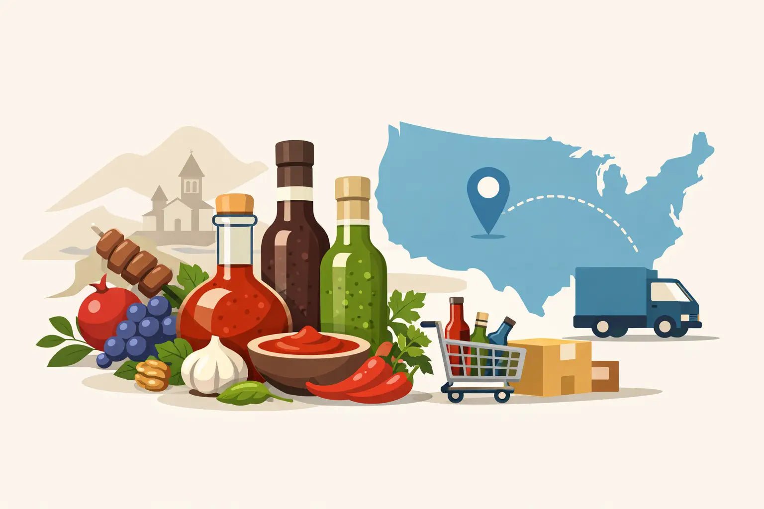 Where to Buy Georgian Sauces in the US - Georgian Spices
