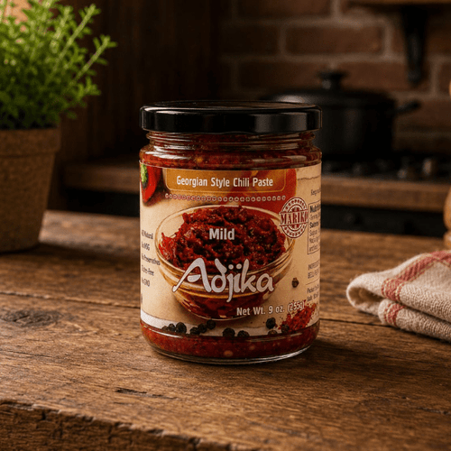 Adjika Georgian Style Chili Paste (MILD) 1 Jar 9 OZ (255g) Made in USA - Georgian Spices