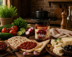 Adjika Georgian Style Chili Paste (HOT) 1 Jar 9 OZ (255g) Made in USA
