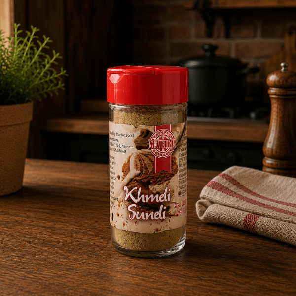 Khmeli - Suneli (Georgian Style Dry Spice) 1.76 OZ (50g) 1 Glass Jar Made in USA - Georgian Spices